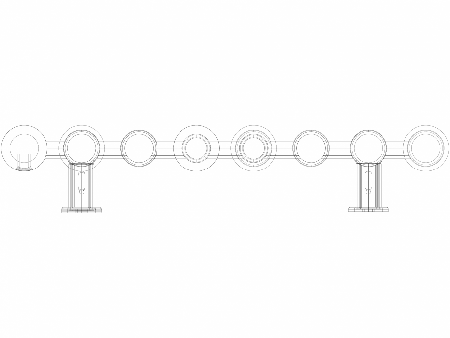 Pagina 1-CAD-DWG Radiator decorativ WGCAN190039-ZX VON LORCH Detaliu de produs Cane 
