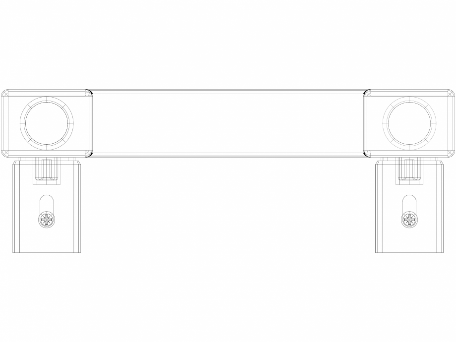 Pagina 1-CAD-DWG Calorifer baie WGEAS064020-SX VON LORCH Detaliu de produs Easy 