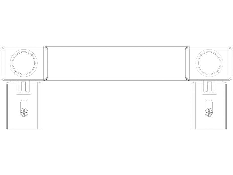 Pagina 1-CAD-DWG Calorifer baie WGEAS128020-SX VON LORCH Detaliu de produs Easy 