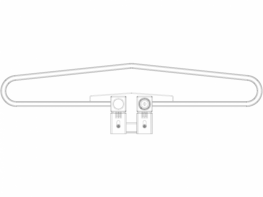 Pagina 1-CAD-DWG Calorifer baie WGIRD151050-ZX-MD v1.0 VON LORCH Detaliu de produs Iron D 