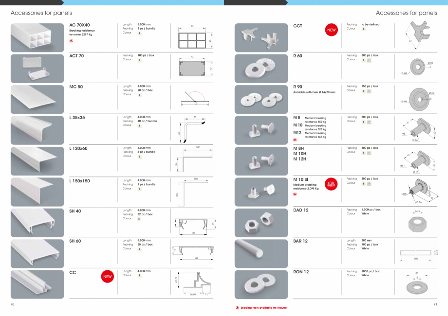 Pagina 23 - Catalog profile COLD SYSTEMS PROFILES  Catalog, brosura Engleza ing

M8

35

M 10

E
...