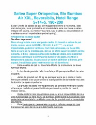 Saltea super ortopedica, Bio Bumbac Air XXL, Reversibila, Hotel Range 5+14+5, 190×200