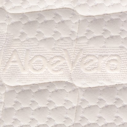 Material textil saltea Arcuri Pocket, Bio Latex, Aloe Vera Saltea ortopedica