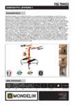 Dispozitiv pentru ridicarea placilor din gips-carton Levpano MONDELIN - 513000