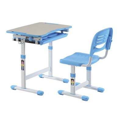 Set birou si scaun copii ergonomic reglabil in inaltime ErgoK SOL Albastru SOL Albastru Set birou