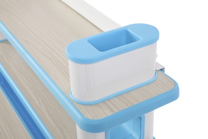Set birou și scaun copii ergonomic reglabil în înălțime ErgoK TOSCA Albastru TOSCA Albastru Set birou
