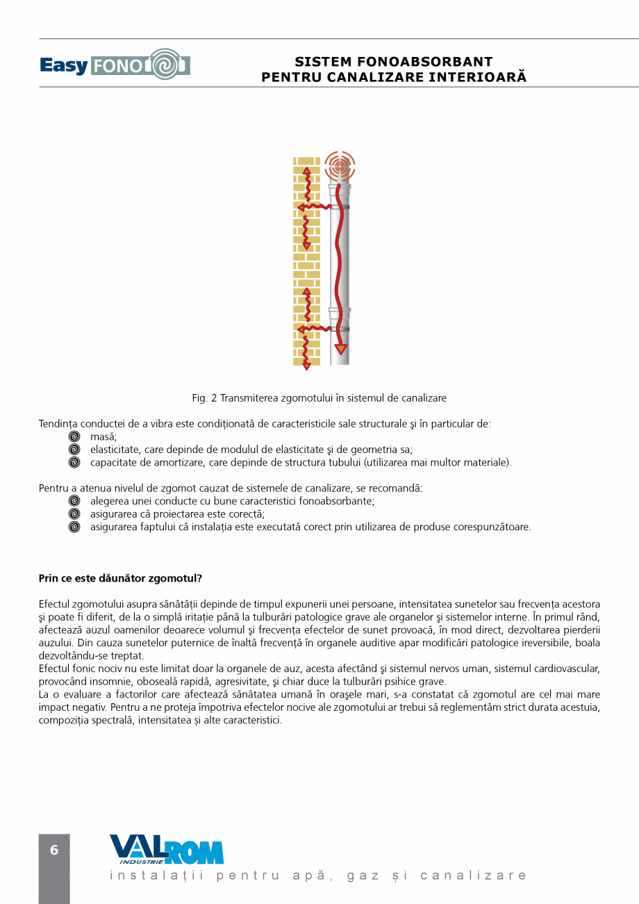 Pagina 6-Sistem fonoabsorbant pentru canalizare interioara Easy FONO VALROM Catalog, brosura Romana Cea mai...