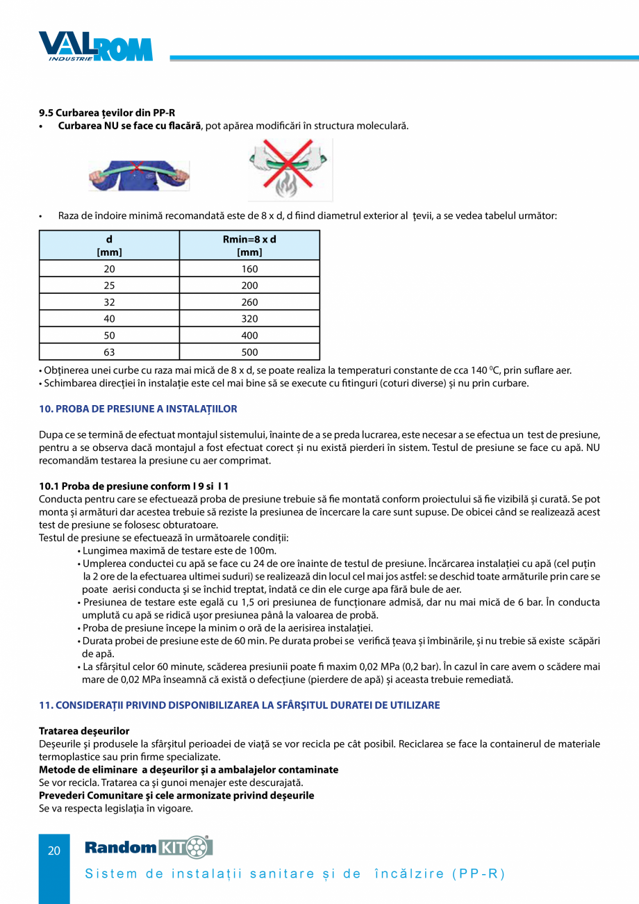 Pagina 20-Carte_tehnica - Sistem de instalații sanitare și de încălzire VALROM Fisa tehnica Romana 0
...