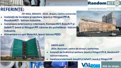 Referințe - AFI MALL Brașov, GREEN GATE Lucrări de referință - Sistemul RandomKIT