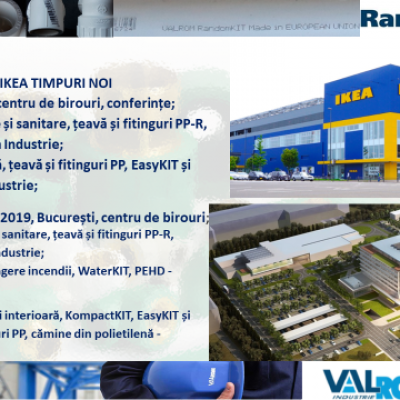 VALROM Referințe - IKEA RENAULT - Tevi si fitinguri din PP-R pentru incalzire si instalatii sanitare