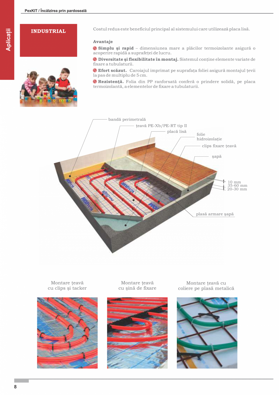 Pagina 10-Incalzire prin pardoseala VALROM PexKIT 50 mp, PexKIT 60 mp, PexKIT 70 mp, PexKIT 80 mp, PexKIT 90...