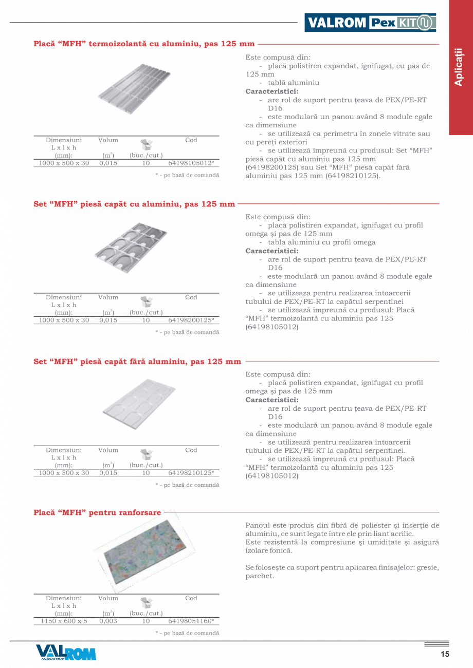 Pagina 17-Incalzire prin pardoseala VALROM PexKIT 50 mp, PexKIT 60 mp, PexKIT 70 mp, PexKIT 80 mp, PexKIT 90...