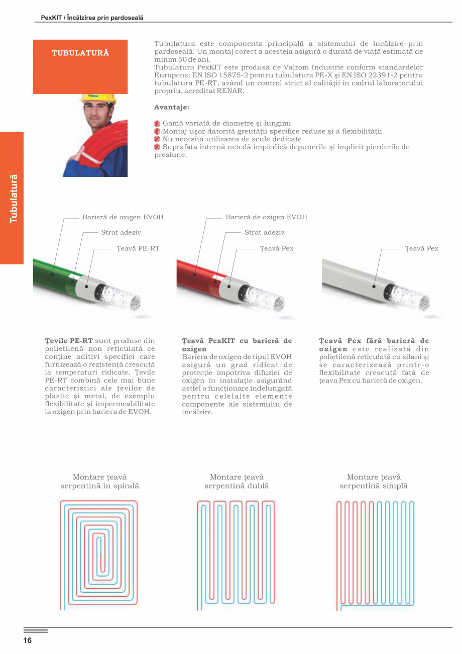 Pagina 18-Incalzire prin pardoseala VALROM PexKIT 50 mp, PexKIT 60 mp, PexKIT 70 mp, PexKIT 80 mp, PexKIT 90...