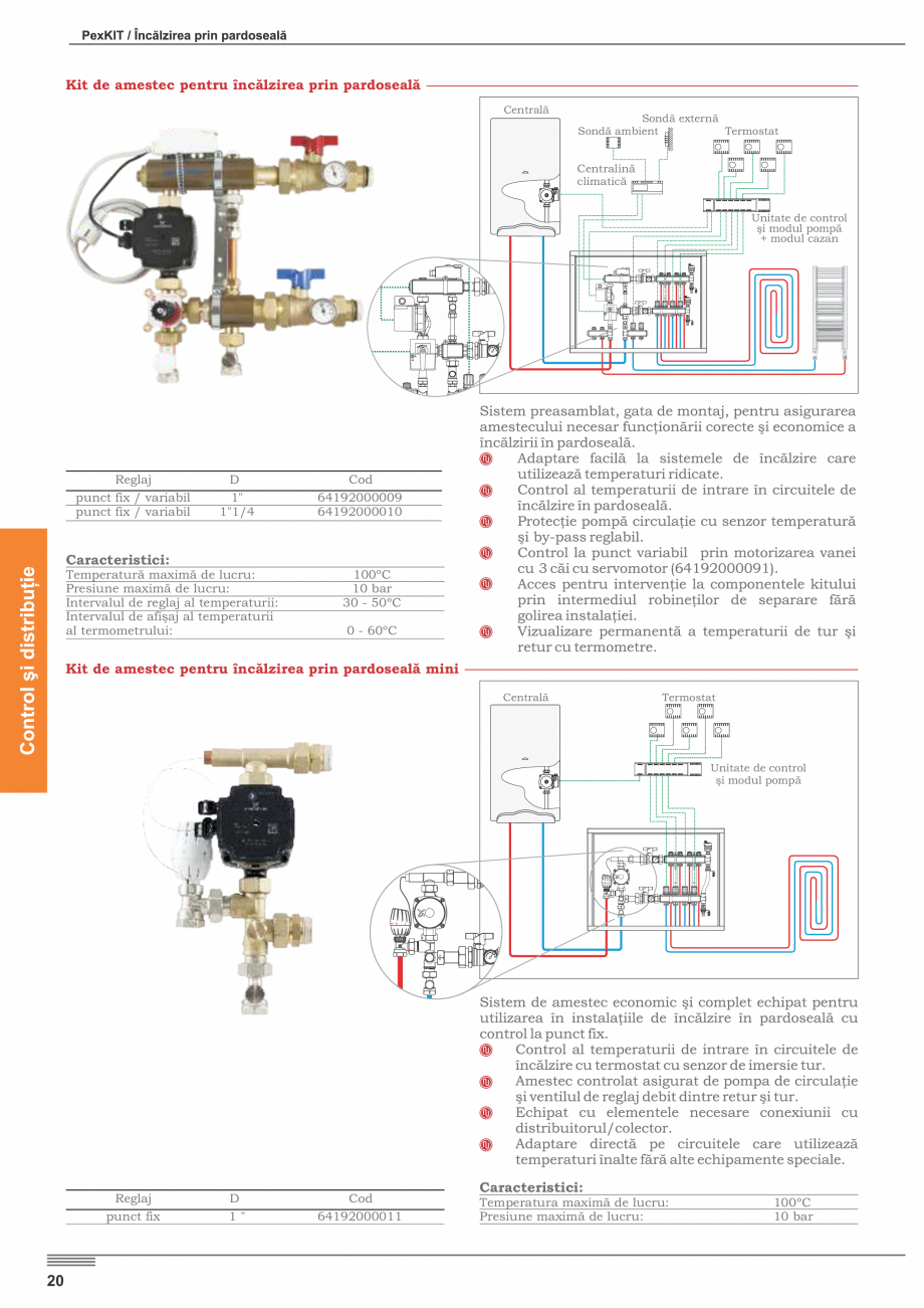 Pagina 22-Incalzire prin pardoseala VALROM PexKIT 50 mp, PexKIT 60 mp, PexKIT 70 mp, PexKIT 80 mp, PexKIT 90...