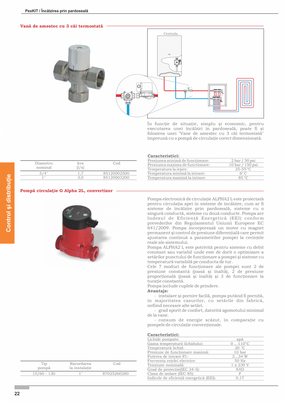 Pagina 24-Incalzire prin pardoseala VALROM PexKIT 50 mp, PexKIT 60 mp, PexKIT 70 mp, PexKIT 80 mp, PexKIT 90...