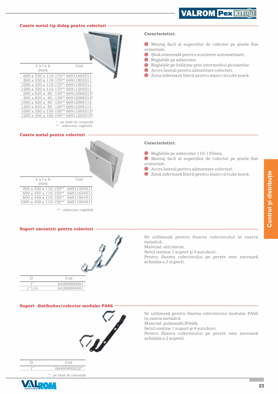 Pagina 25-Incalzire prin pardoseala VALROM PexKIT 50 mp, PexKIT 60 mp, PexKIT 70 mp, PexKIT 80 mp, PexKIT 90...