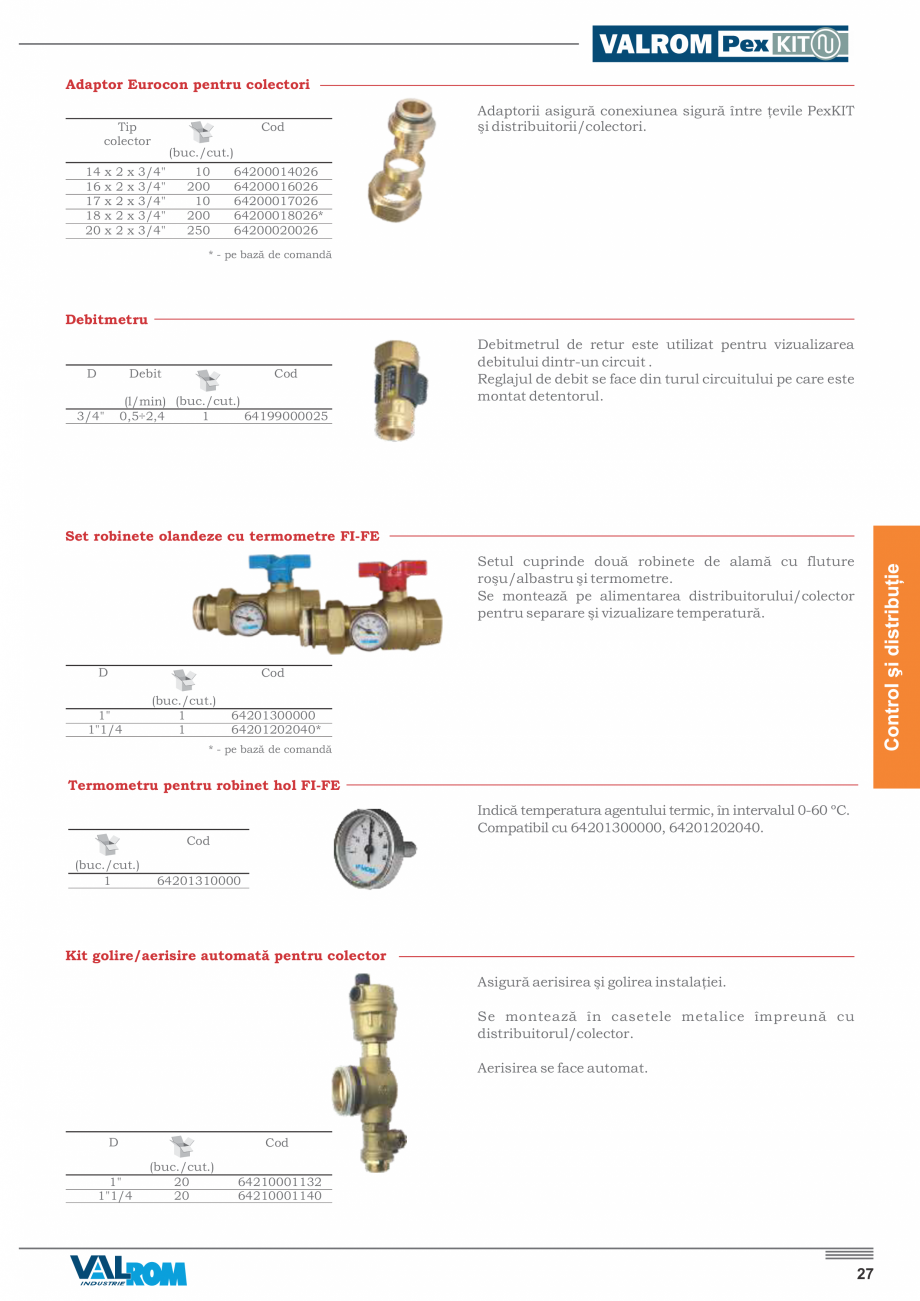 Pagina 29-Incalzire prin pardoseala VALROM PexKIT 50 mp, PexKIT 60 mp, PexKIT 70 mp, PexKIT 80 mp, PexKIT 90...