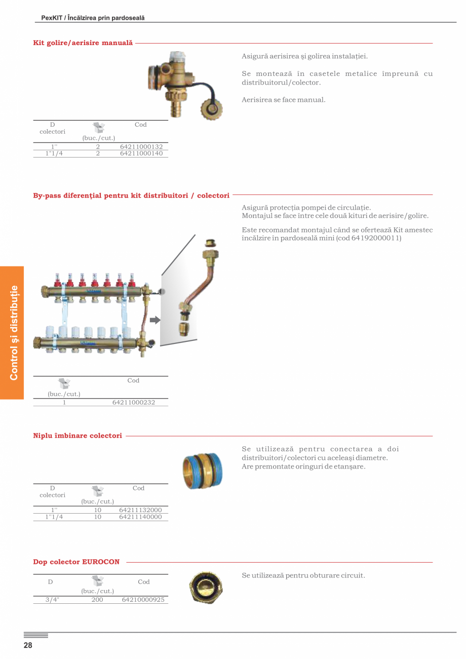 Pagina 30-Incalzire prin pardoseala VALROM PexKIT 50 mp, PexKIT 60 mp, PexKIT 70 mp, PexKIT 80 mp, PexKIT 90...