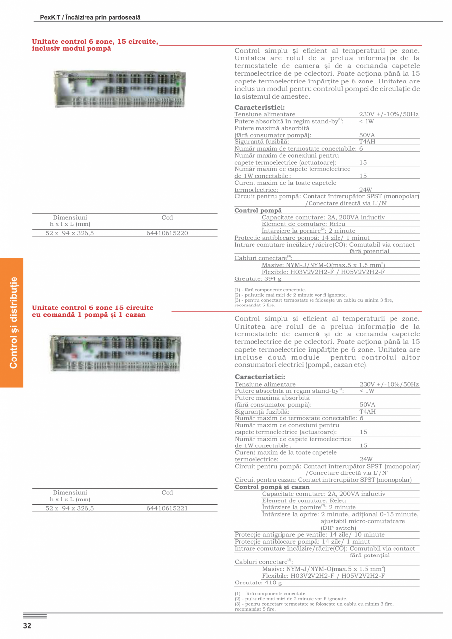 Pagina 34-Incalzire prin pardoseala VALROM PexKIT 50 mp, PexKIT 60 mp, PexKIT 70 mp, PexKIT 80 mp, PexKIT 90...