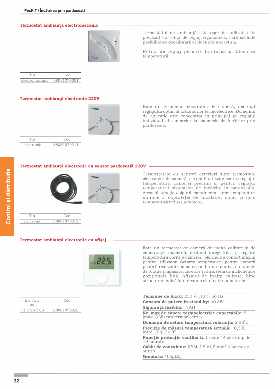 Pagina 36-Incalzire prin pardoseala VALROM PexKIT 50 mp, PexKIT 60 mp, PexKIT 70 mp, PexKIT 80 mp, PexKIT 90...