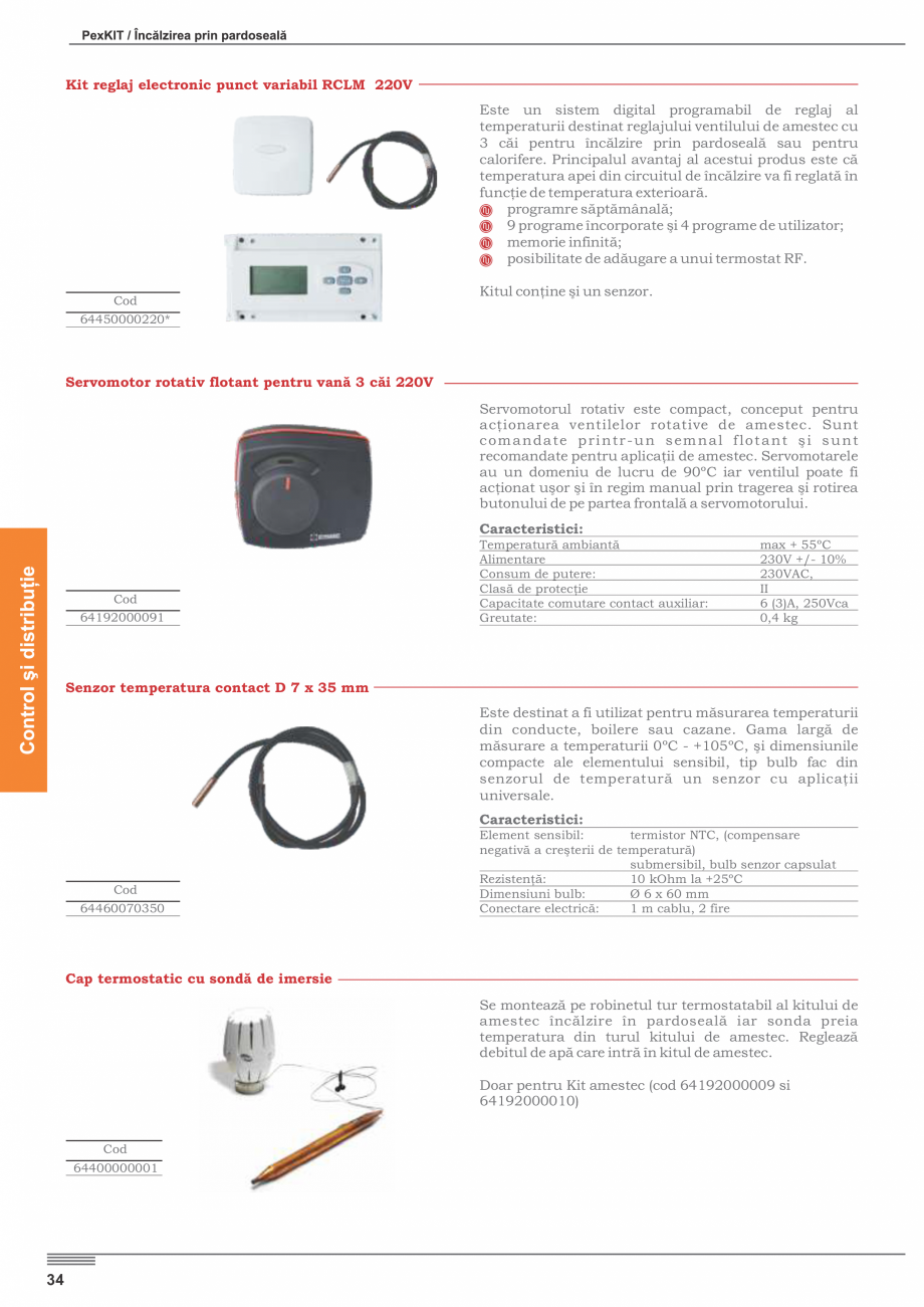 Pagina 38-Incalzire prin pardoseala VALROM PexKIT 50 mp, PexKIT 60 mp, PexKIT 70 mp, PexKIT 80 mp, PexKIT 90...
