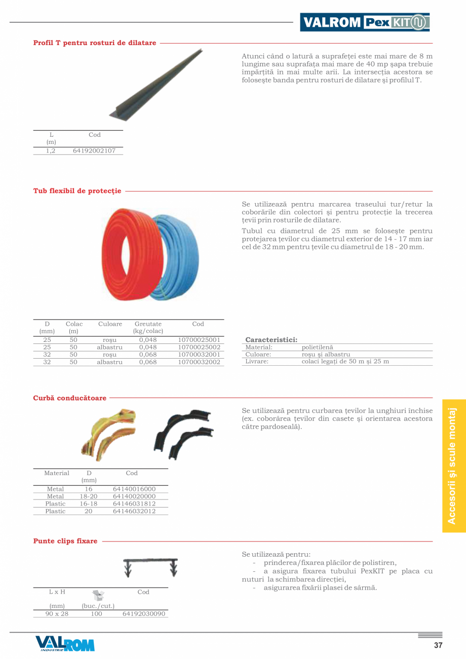 Pagina 41-Incalzire prin pardoseala VALROM PexKIT 50 mp, PexKIT 60 mp, PexKIT 70 mp, PexKIT 80 mp, PexKIT 90...