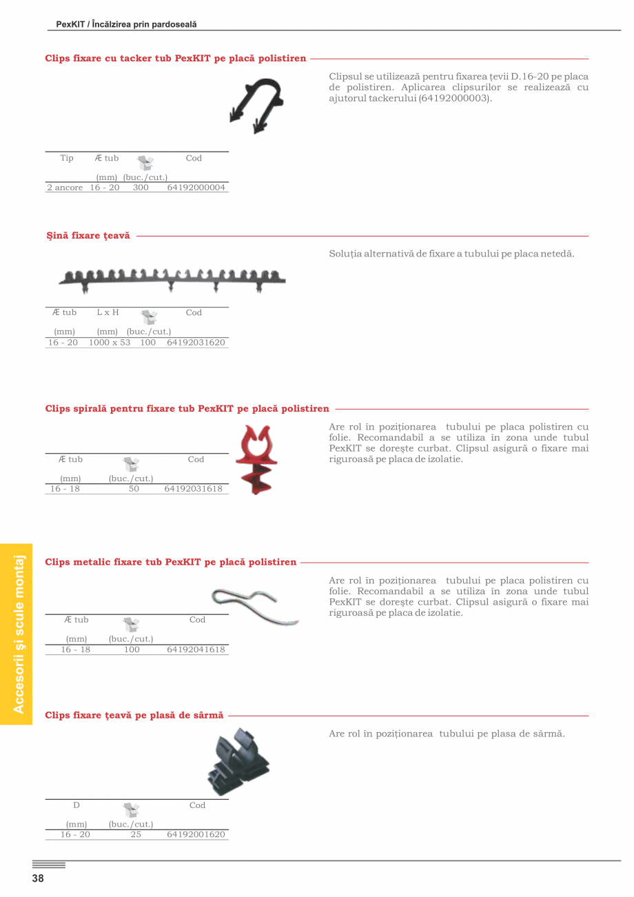 Pagina 42-Incalzire prin pardoseala VALROM PexKIT 50 mp, PexKIT 60 mp, PexKIT 70 mp, PexKIT 80 mp, PexKIT 90...