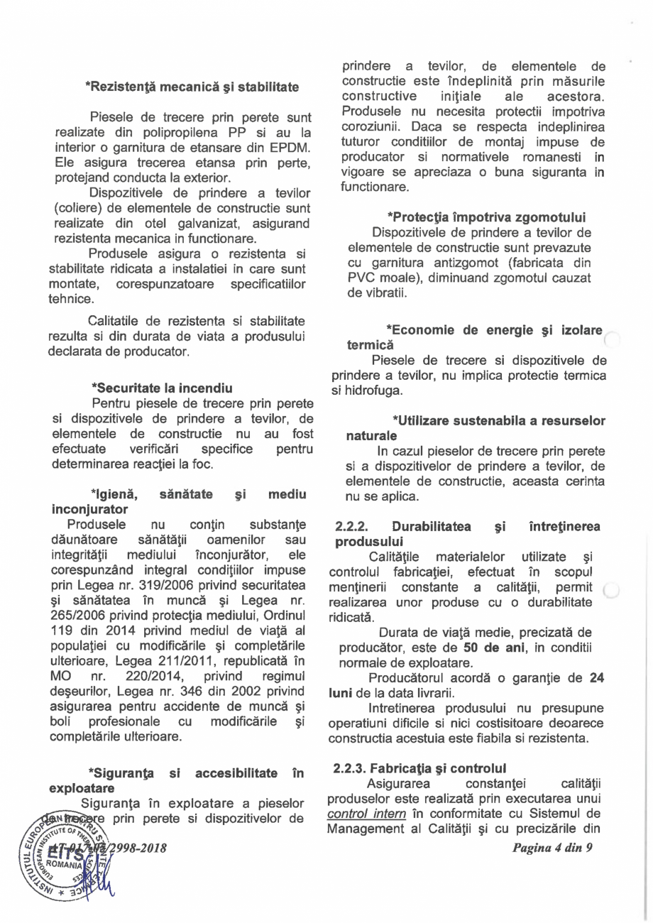 Pagina 6-Aviz tehnic nr 02-158-22.09.2020 - Piese de trecere prin perete si plansee si dispozitive de...