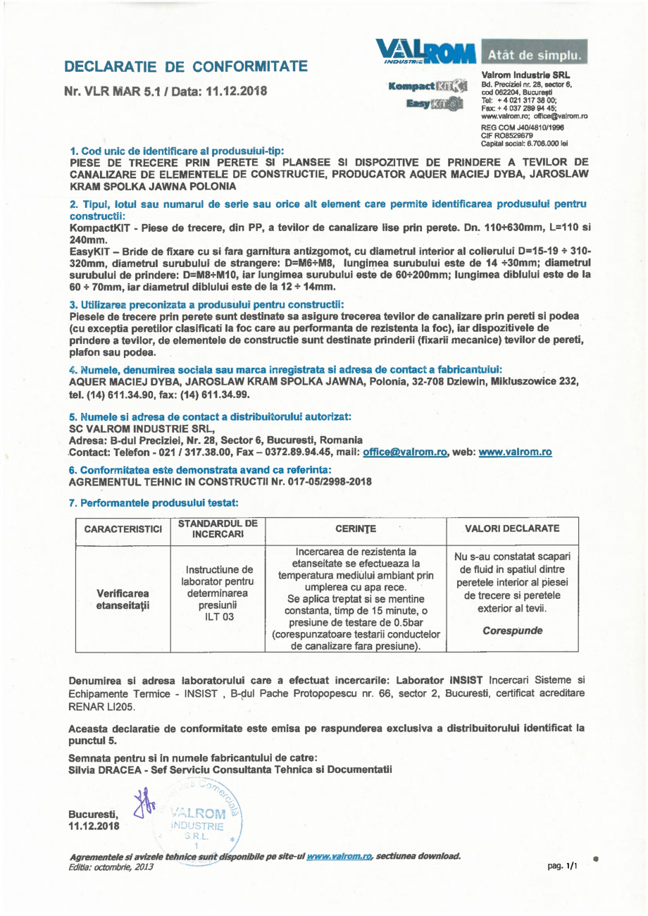 Pagina 12-Aviz tehnic nr 02-158-22.09.2020 - Piese de trecere prin perete si plansee si dispozitive de...