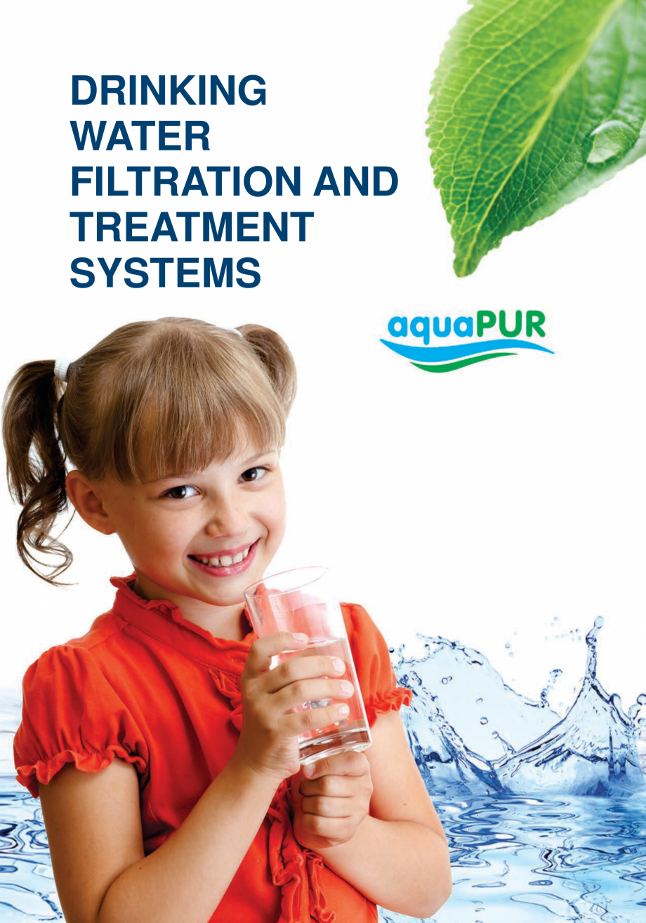 Pagina 1-Catalog - Sisteme de filtrare si tratare apa potabila VALROM Catalog, brosura Engleza DRINKING
WATER...