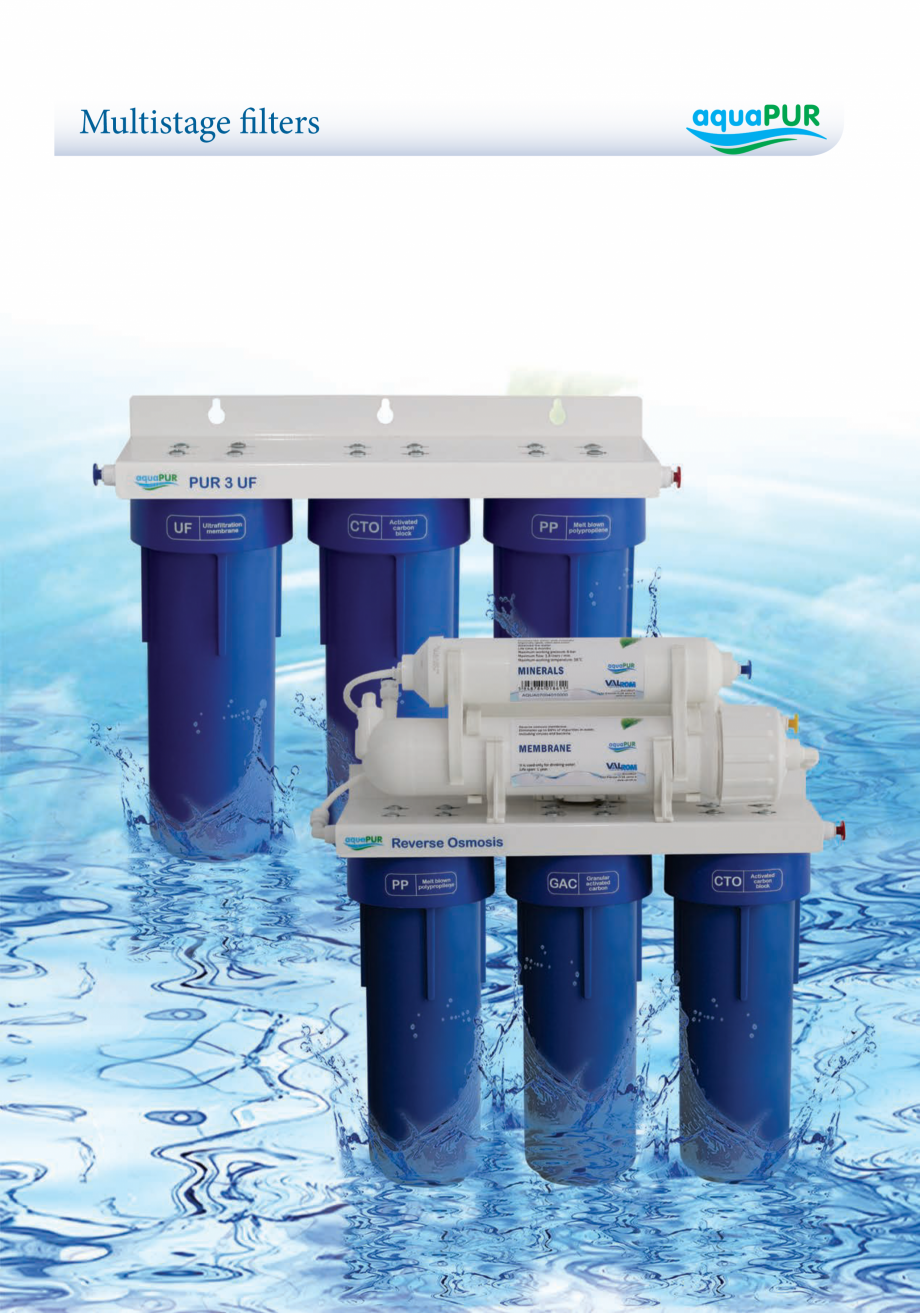 Pagina 12-Catalog - Sisteme de filtrare si tratare apa potabila VALROM Catalog, brosura Engleza ifferent...