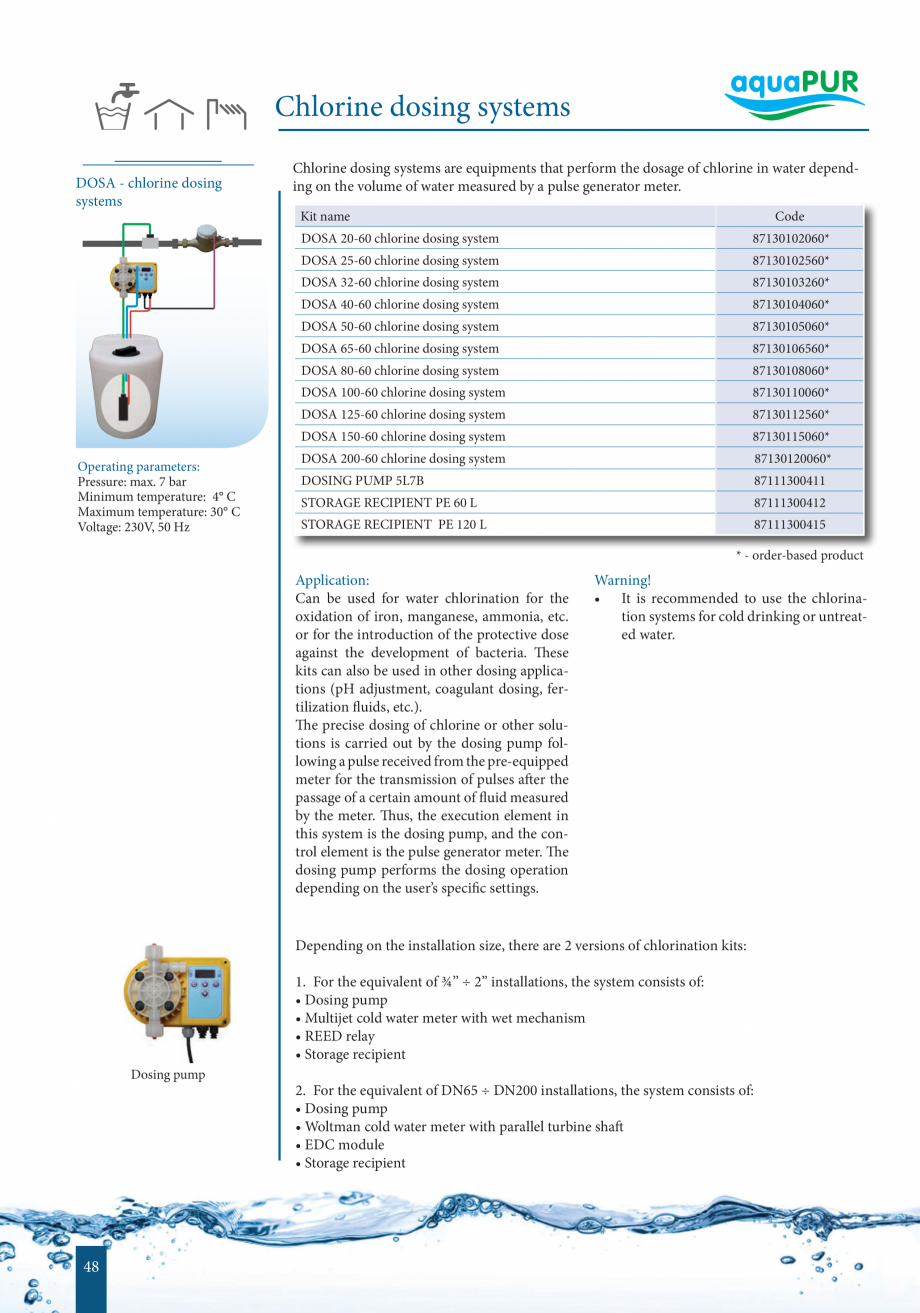 Pagina 48-Catalog - Sisteme de filtrare si tratare apa potabila VALROM Catalog, brosura Engleza 
with...