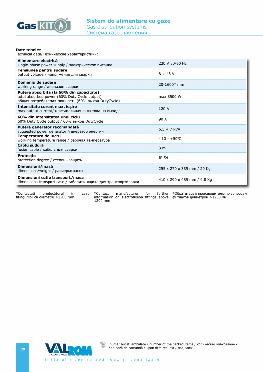 Pagina 28-Sistem de alimentare cu gaze VALROM GasKIT Catalog, brosura Engleza, Romana, Rusa 
[mm]
32

[mm]
60
...