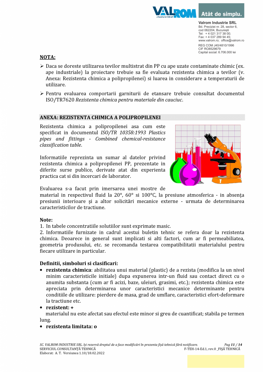 Pagina 11-Ţeavă PP multistrat cu mufă şi garnitură D110÷D400 având SN2÷SN8 VALROM...