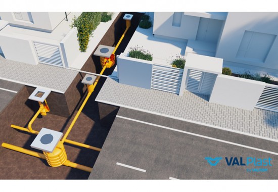 Sistem de canalizare exterioara pentru rezidential sau industrial VALROM