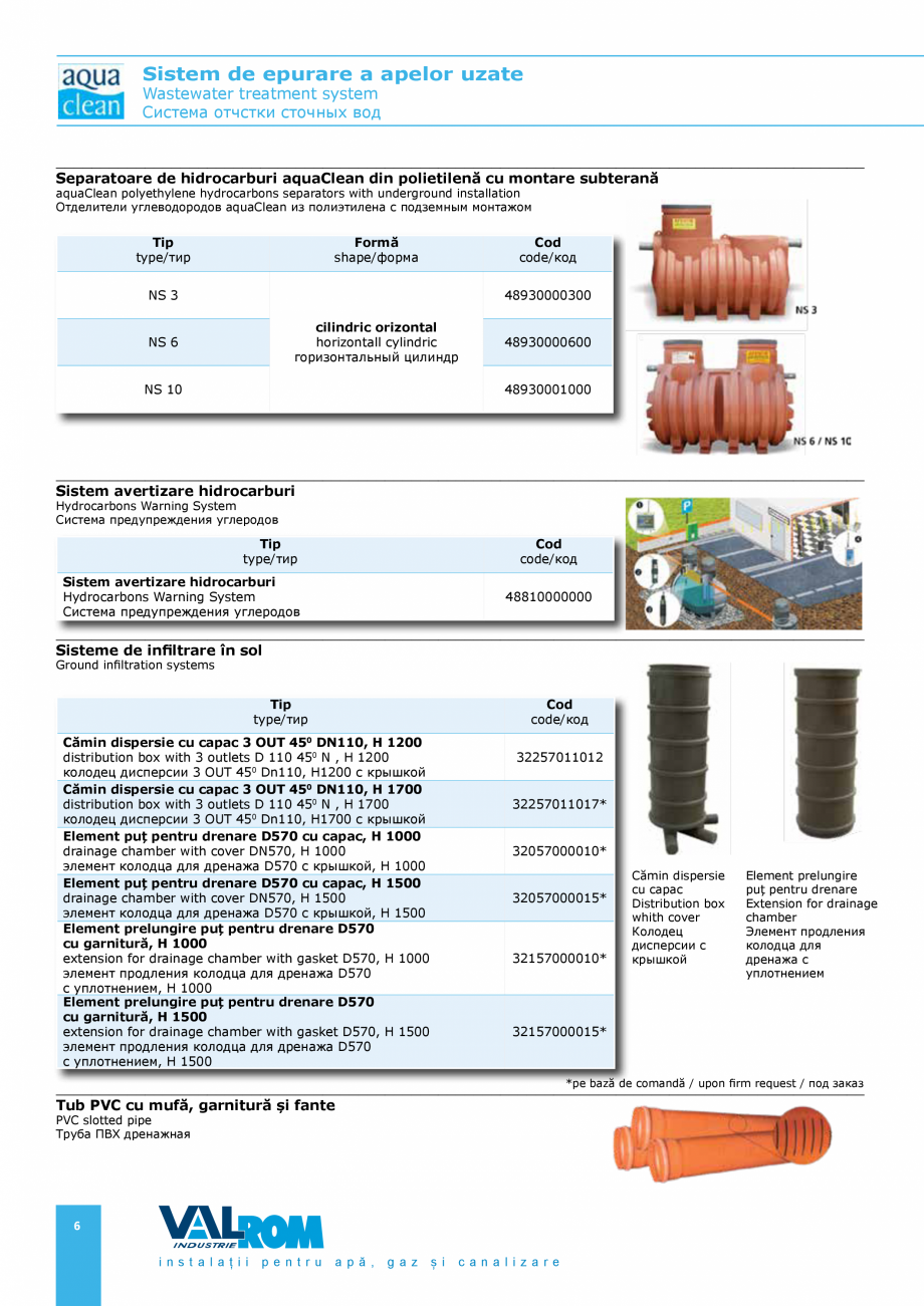 Pagina 5-Sistem de epurare a apelor uzate VALROM AquaClean Catalog, brosura Romana, Engleza 

Stație epurare...