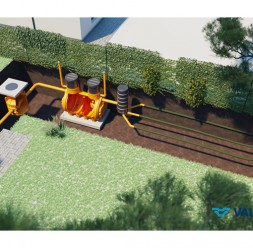 Sistem de epurare a apelor uzate pentru comunități rezidențiale VALROM