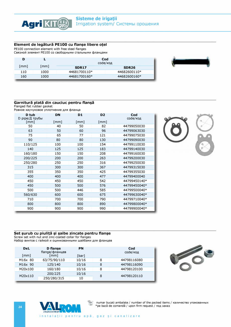 Pagina 24-Sisteme pentru irigatii VALROM AgriKIT Catalog, brosura Engleza, Romana, Rusa 075100*

871
...
