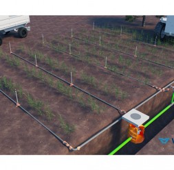 Sistem de irigatii pentru suprafete agricole VALROM