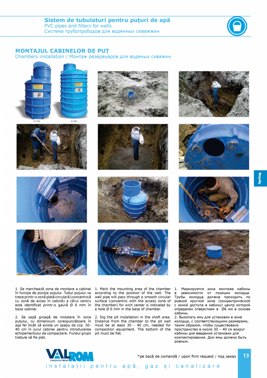 Pagina 13-Sistem de tubulaturi pentru puțuri de apă VALROM WaterPRO, Țeavă apă potabilă PE100RC ,...