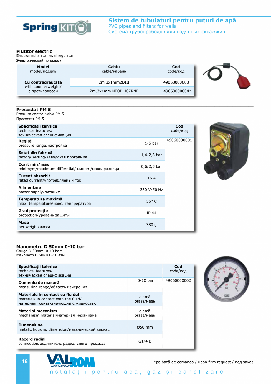 Pagina 18-Sistem de tubulaturi pentru puțuri de apă VALROM WaterPRO, Țeavă apă potabilă PE100RC ,...