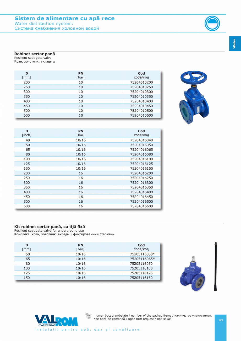 Pagina 61-Sistem de alimentare cu apă rece VALROM Catalog, brosura Romana 43
143
143
143
65
65
65
26
26
...
