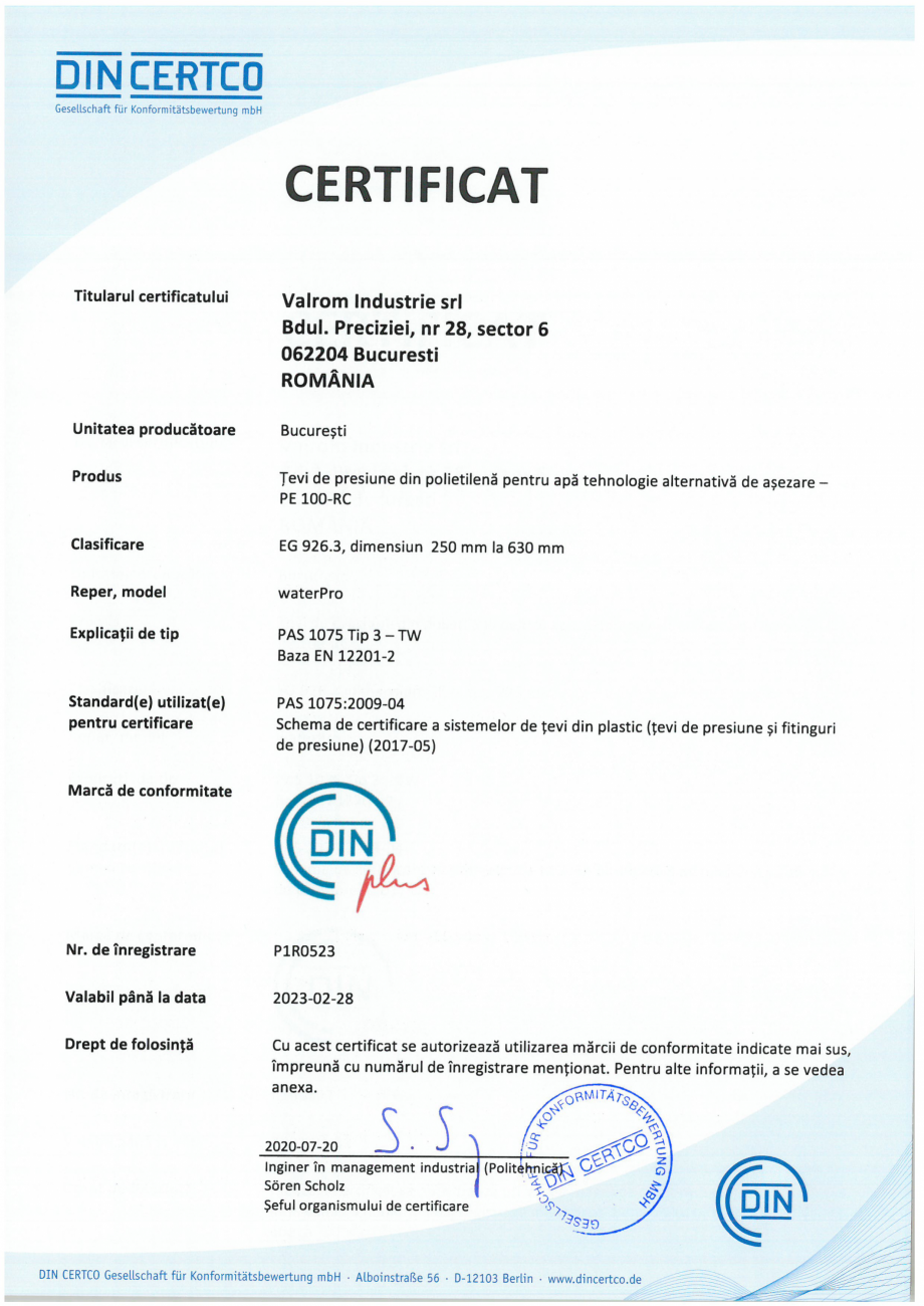 Pagina 5-Țevi de presiune din polietilenă pentru apă - tehnologie alternativă de așezare - PE 100-RC...