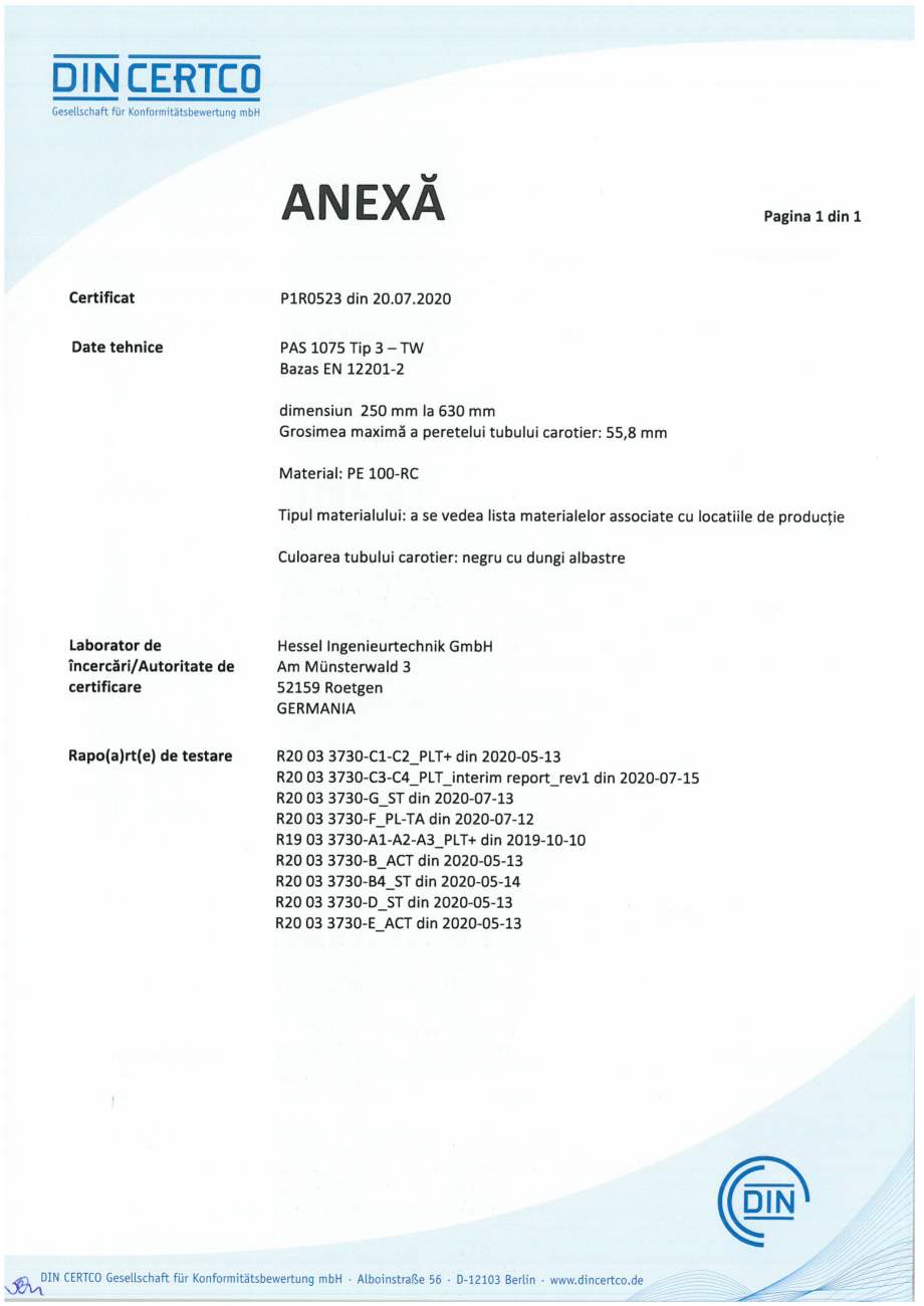 Pagina 6-Țevi de presiune din polietilenă pentru apă - tehnologie alternativă de așezare - PE 100-RC...