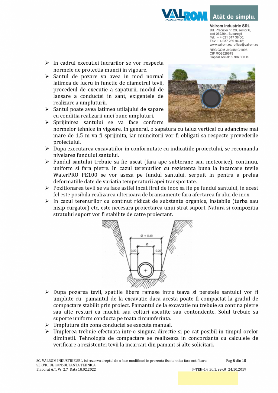 Pagina 8-Țevi WaterPRO PE100 cu fir de inox VALROM Fisa tehnica Romana 
1,2
36,3
1,2
40,9
1,2

Masa
totala/m...