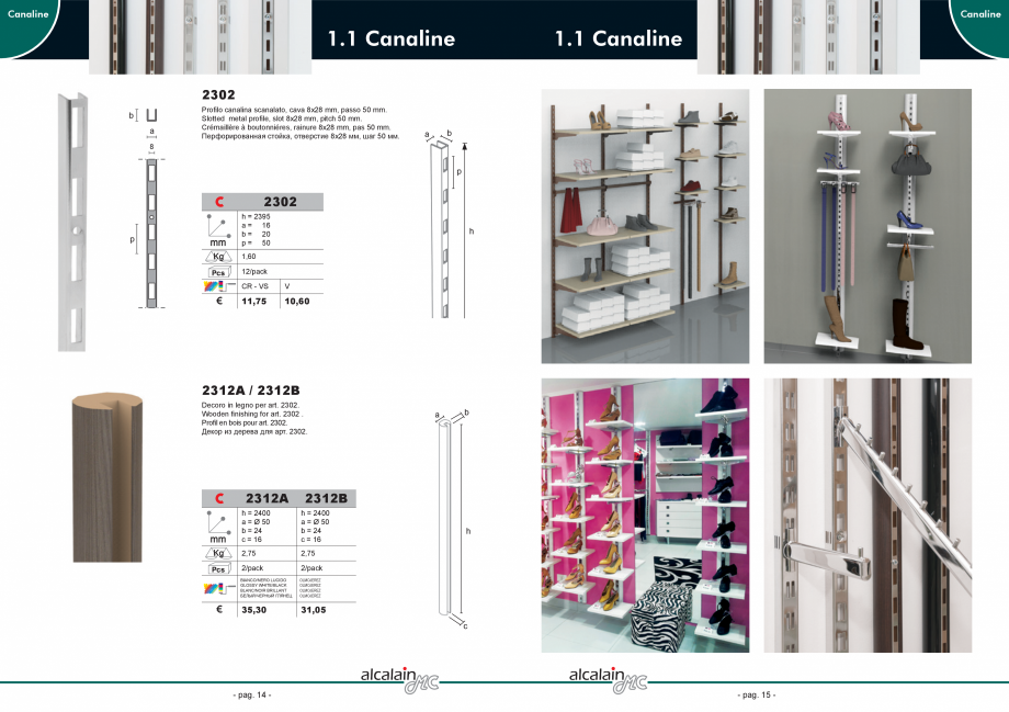 Pagina 3 - Catalog produse - Elemente de mobilier componibil pentru magazine - Tessuti Fiorentini ...