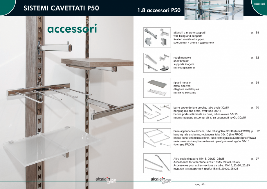 Pagina 6 - Catalog produse - Elemente de mobilier componibil pentru magazine - Tessuti Fiorentini ...