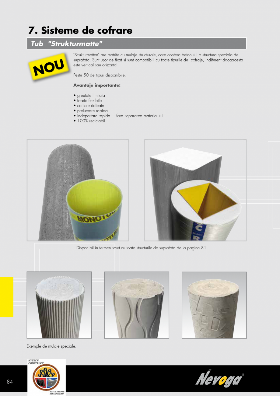 Pagina 84 - Distantieri, sisteme de armare, accesorii pentru cofrat NEVOGA Catalog, brosura Romana...