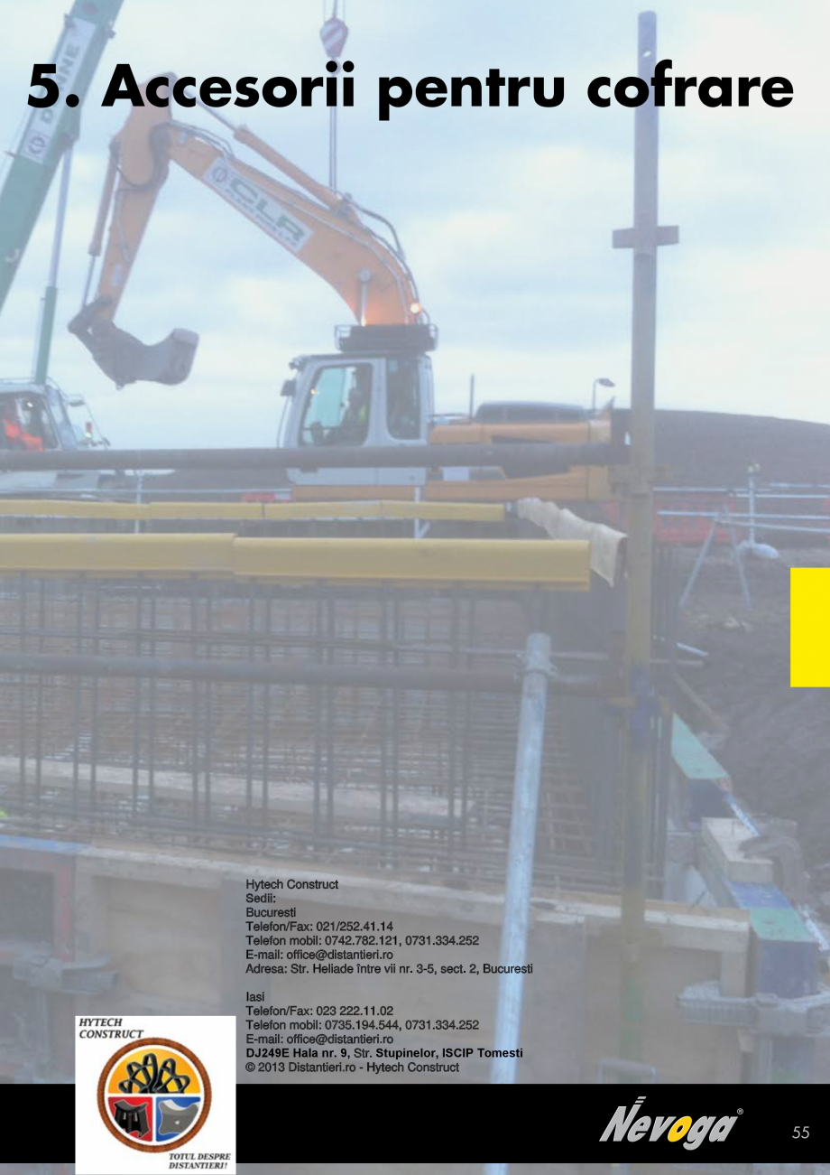 Pagina 1-Accesorii pentru cofrare NEVOGA Catalog, brosura Romana 5. Accesorii pentru cofrare

Hytech...