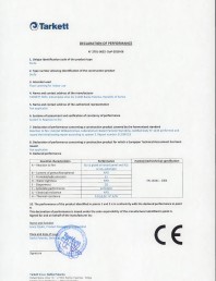 Declaratie de performanta pentru covor PVC STELLA